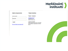 Tablet Screenshot of opi.markinst.fi
