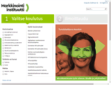 Tablet Screenshot of markinst.fi